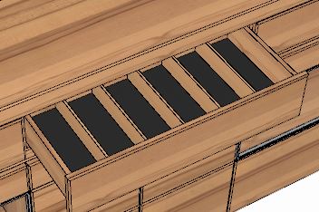 Wöstmann Schubkasteneinsatz 0801