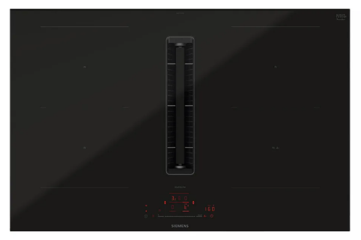 Siemens studioLine iQ500 Kochfeld mit Dunstabzug (Induktion) 80 cm mit Rahmen aufliegend ED870HQ26E