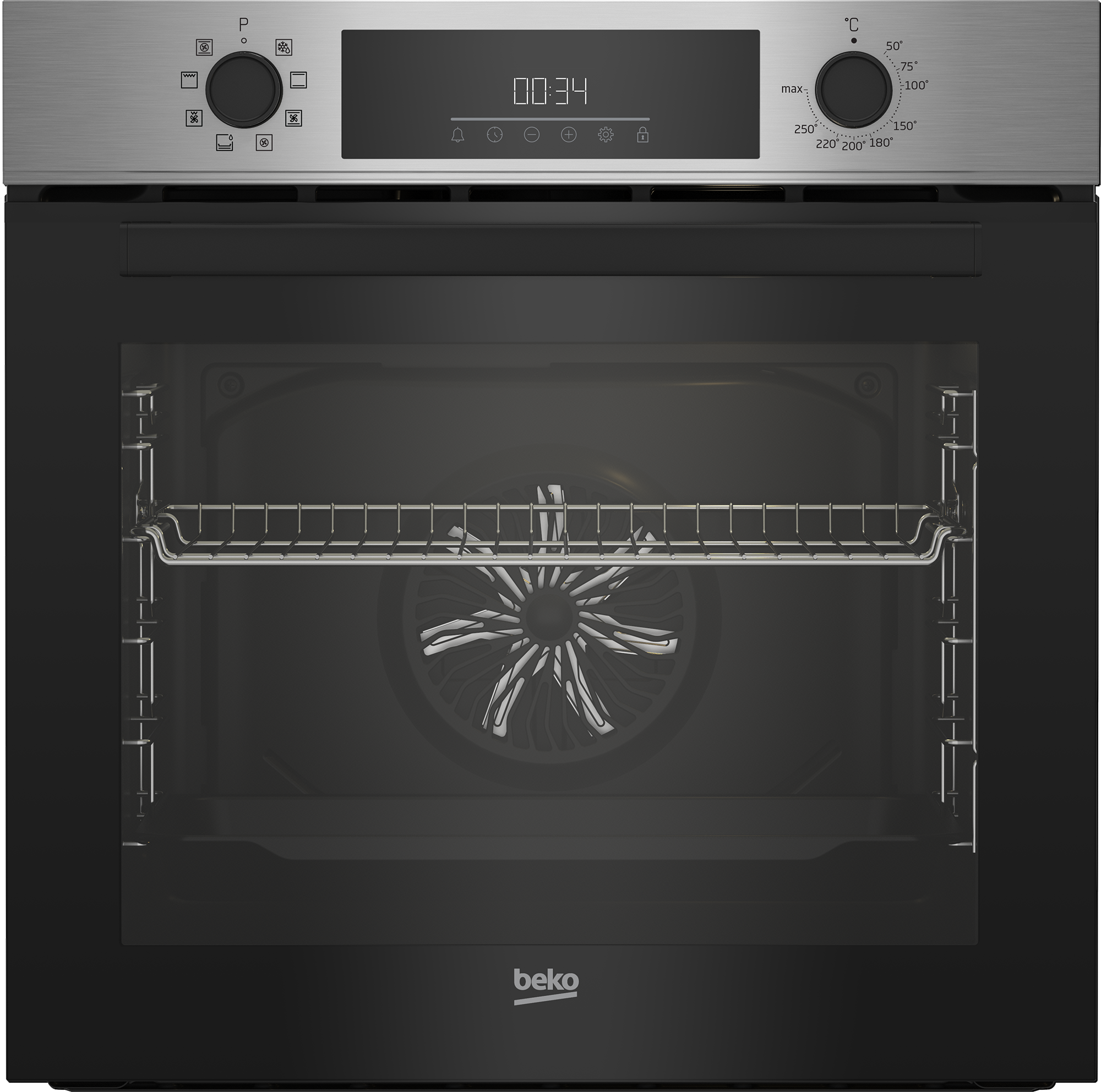 Beko Einbaubackofen mit Hydrolyse BBIM113N1X