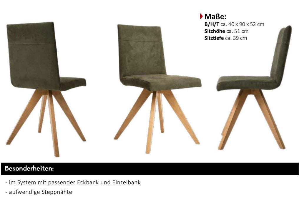 Standard Polsterstuhl Colmar