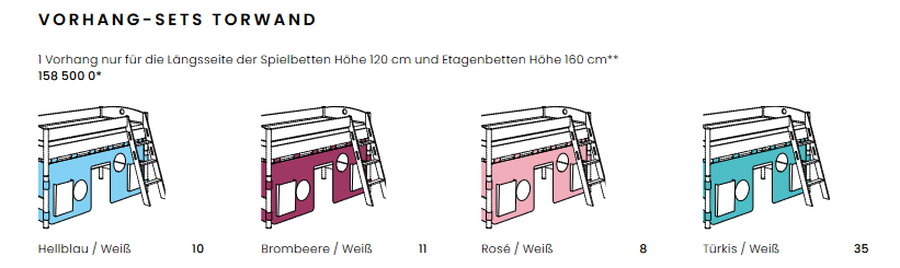 Paidi Torwand-Vorhang 