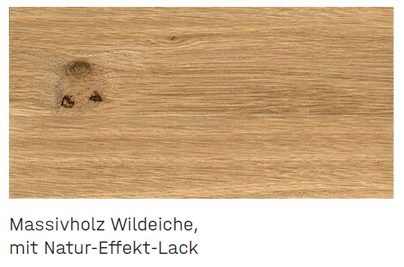  Wildeiche, mit Natur-Effekt-Lack