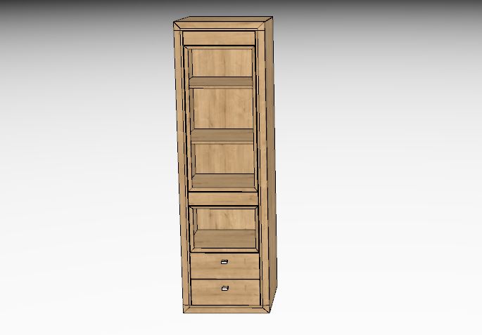 Wöstmann Aurum Rahmenregalschrank 5632