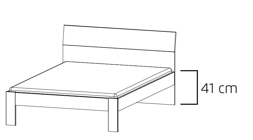 Rauch BLUE Bett 140/200 cm Alvara 605Q