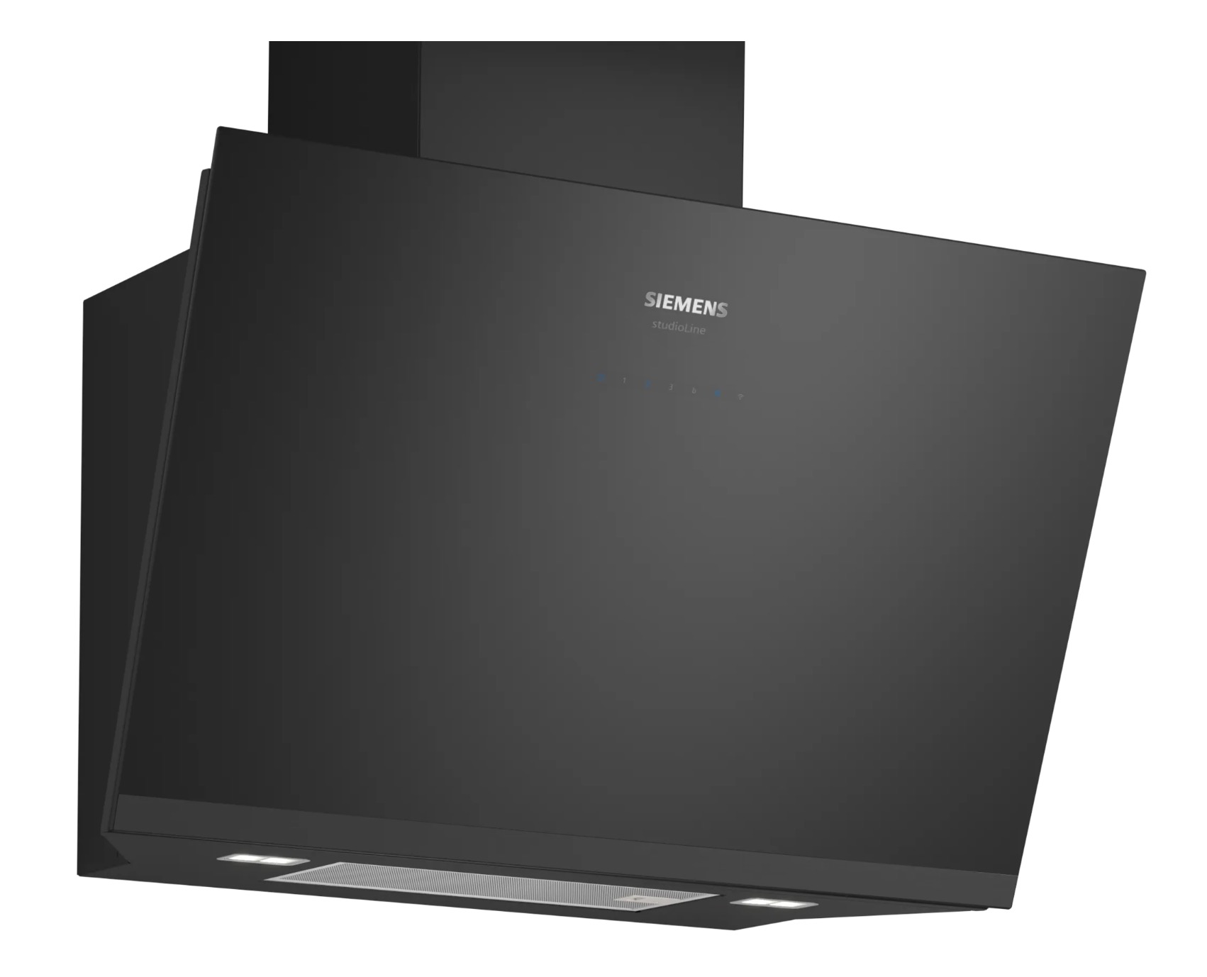 Siemens studioLine iQ500 Wandesse 80 cm Klarglas schwarz bedruckt LC81KAN65