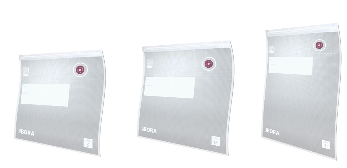 BORA QVACVBES  QVac Vakuumierbeutel-Set (5x 0,6 L, 5x 1,5 L, 5x 2,1 L)