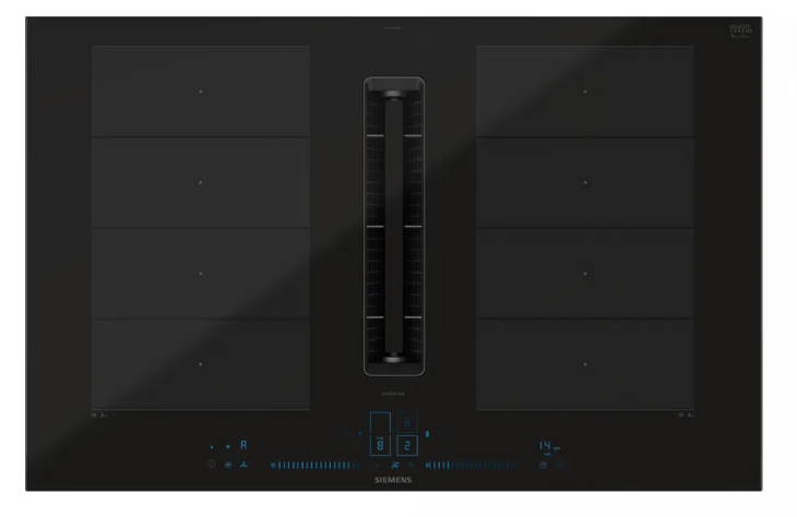Siemens studioLine iQ700 Kochfeld mit Dunstabzug (Induktion) 80 cm mit Rahmen aufliegend EX870NX68E