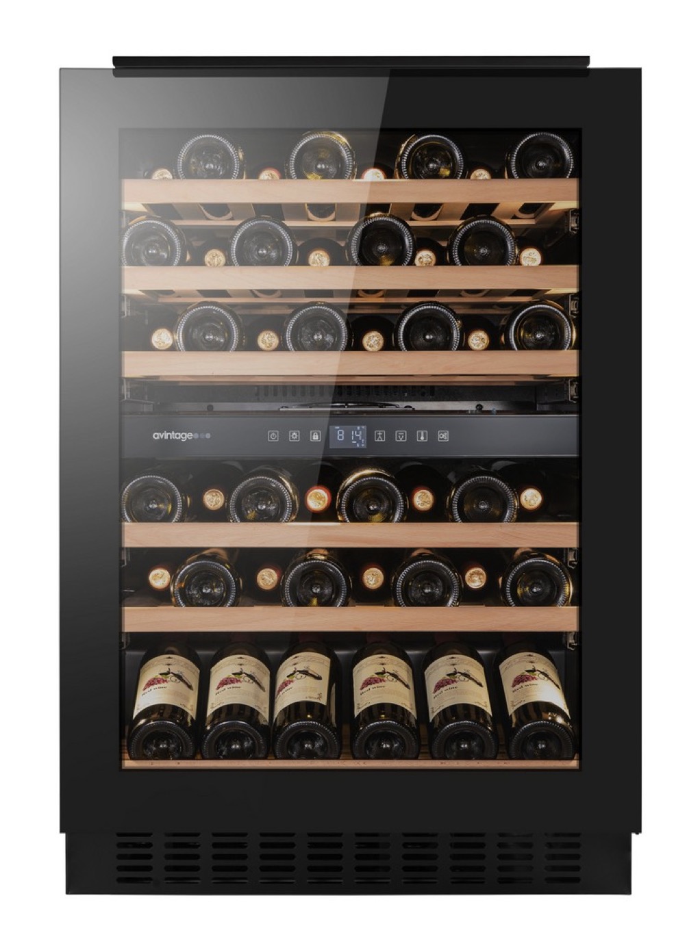 AVINTAGE Zwei-Zonen-Weinkühlschrank 46 Flaschen AVU61D88