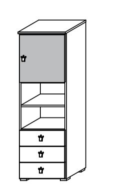 Rauch ORANGE Kommode Kate 8684