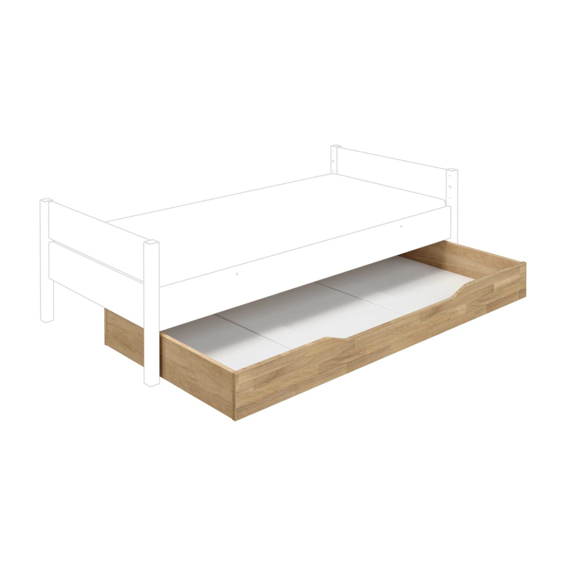 Paidi Bettkasten-Unterschiebebett Sten 