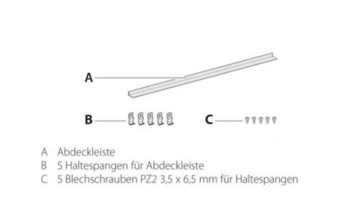 Berbel Abdeckleiste 1090008