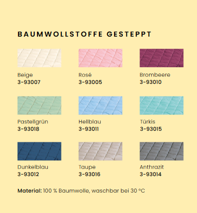 Paidi Partykissen 60x60 cm, Uni Baumwollstoff 