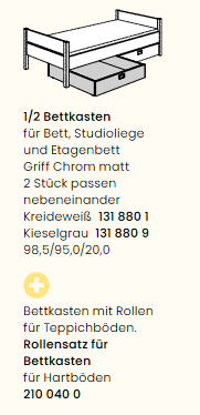 Paidi 1/2 Bettkasten 1318809 Tiago 