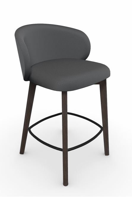 Connubia Calligaris Hocker TUKA CB1997 Gestell Buche Smoke