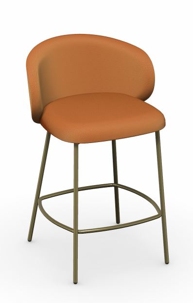 Connubia Calligaris Hocker TUKA CB1995 Gestell Messing lackiert