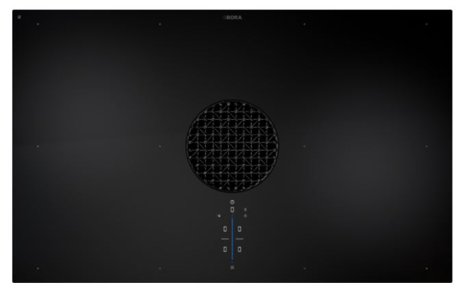 Bora PUXU X Pure Flächeninduktions-Kochfeld mit integriertem Kochfeldabzug - Umluft  