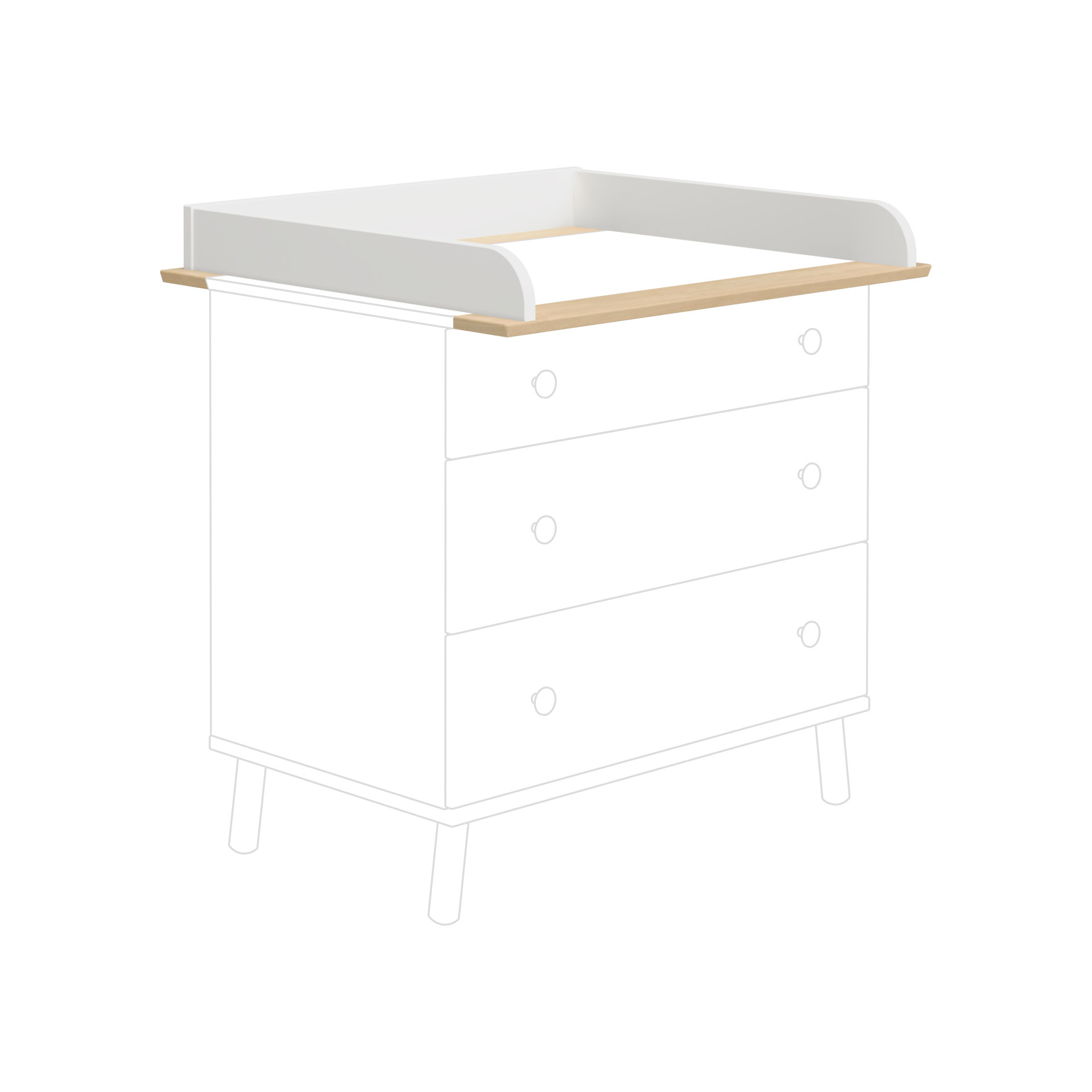 Paidi Wickelaufsatz Ylvie, Breite 96,4 cm 