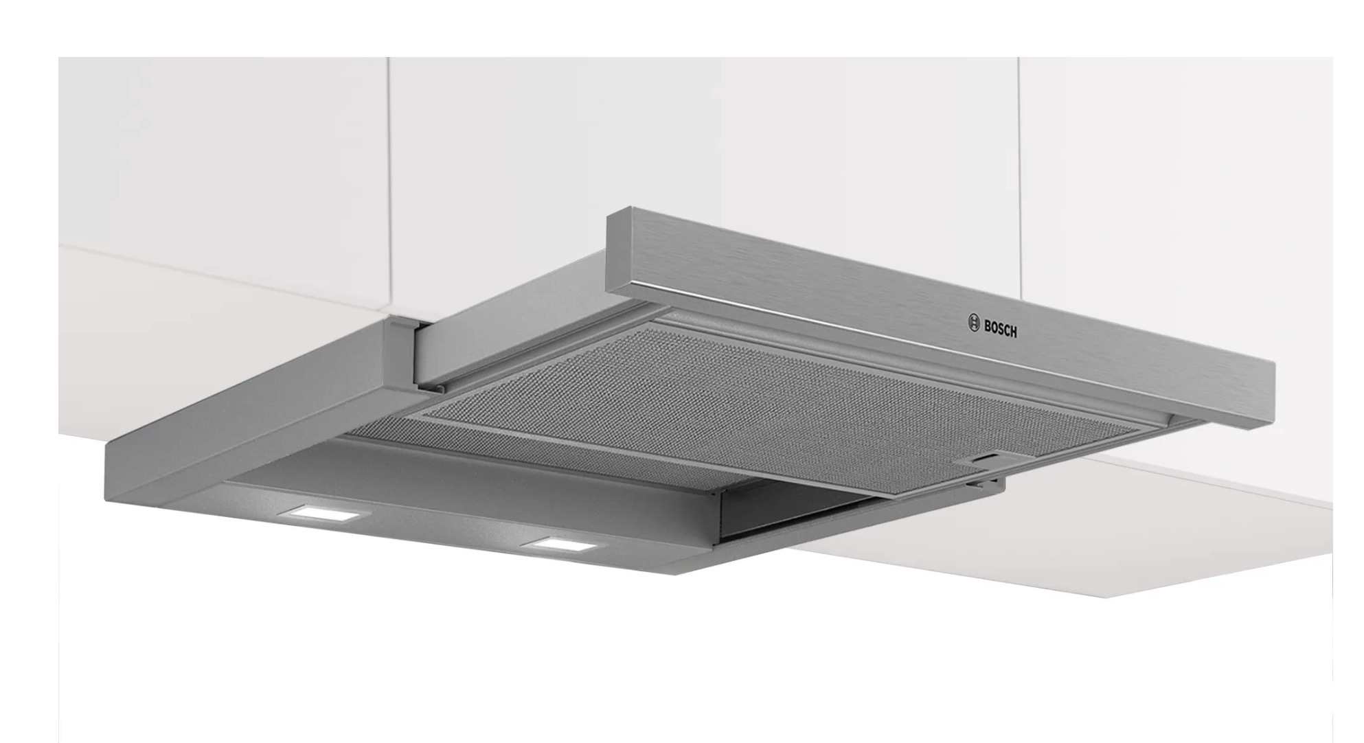 Bosch Serie | 2 Flachschirmhaube 60 cm Silber metallisch DFL063W56