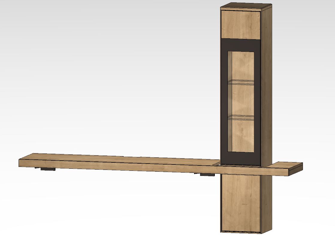 Wöstmann WM 1910 TV-Hängeelement 220,0 cm