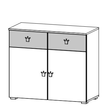 Rauch ORANGE Kommode Kate 63X0