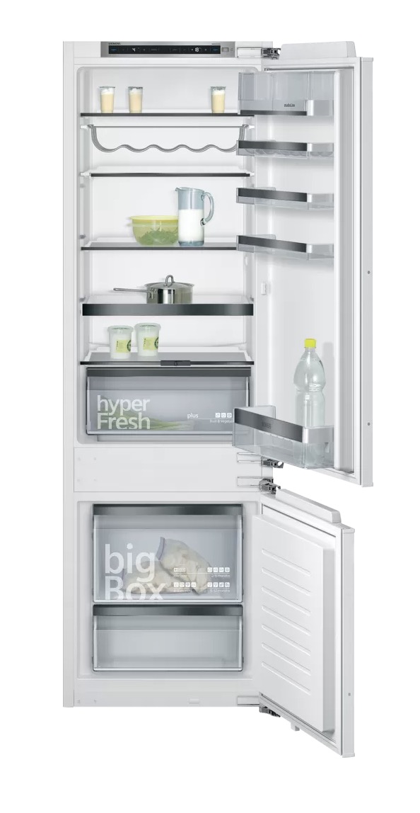 Siemens studioLine iQ500 Einbau-Kühl-Gefrier-Kombination mit Gefrierbereich unten 177.2 x 55.8 cm KI87SSDE0