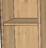 Wöstmann Garderobe Holzboden schmal 8338