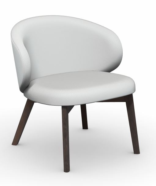 Connubia Calligaris Stuhl TUKA CB2113 Gestell Buche Smoke