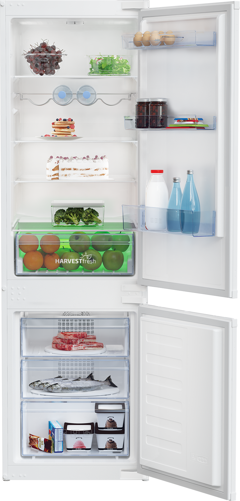 Beko Einbau-Kühl-Gefrierkombination BCHA275K4SN