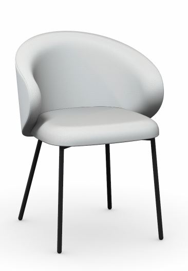 Connubia Calligaris Stuhl TUKA CB1999 Gestell Schwarz