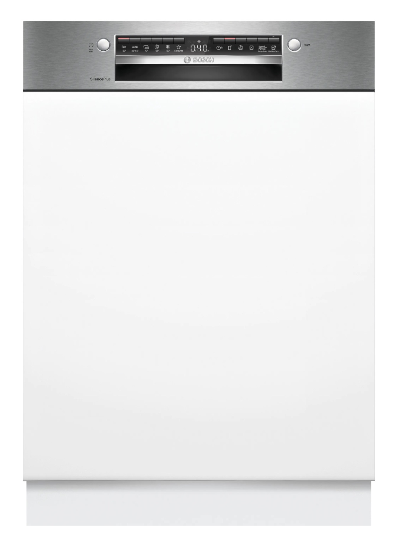 Bosch Serie | 4 Teilintegrierter Geschirrspüler 60 cm Gebürsteter Stahl SMI4EVS08E