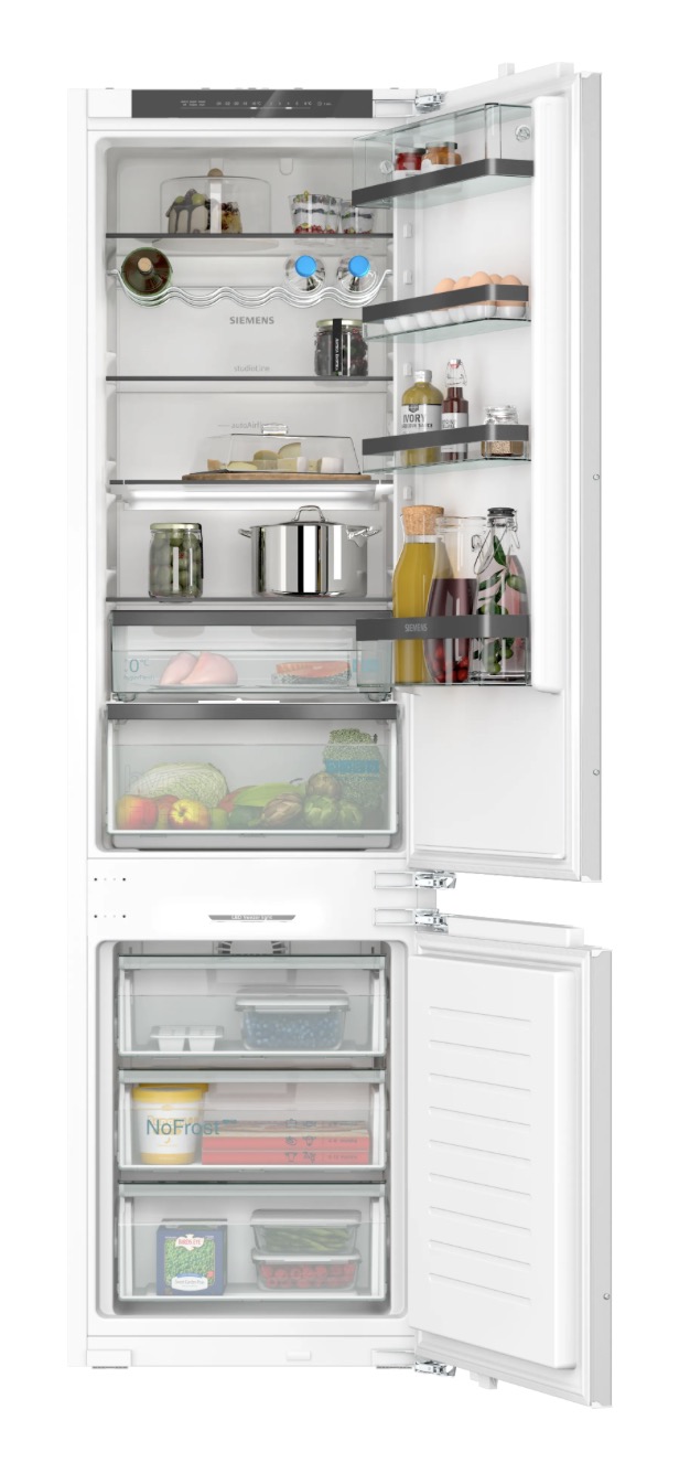 Siemens studioLine iQ500 Einbau-Kühl-Gefrier-Kombination mit Gefrierbereich unten 193.5 x 55.8 cm KI96NSDD0