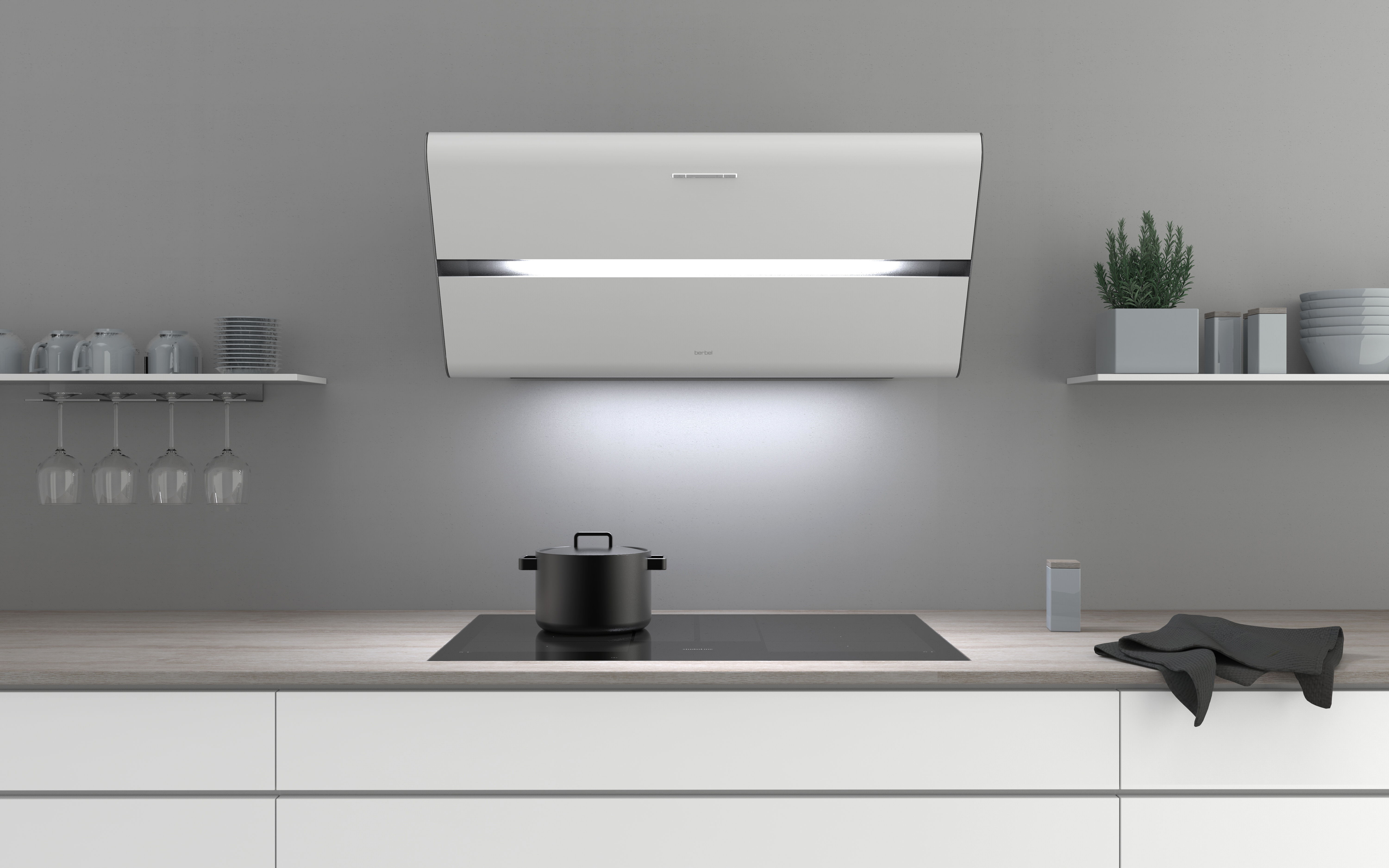 Berbel Kopffreihaube BKH 80 ST Smartline permalyt® Weiß 1040117