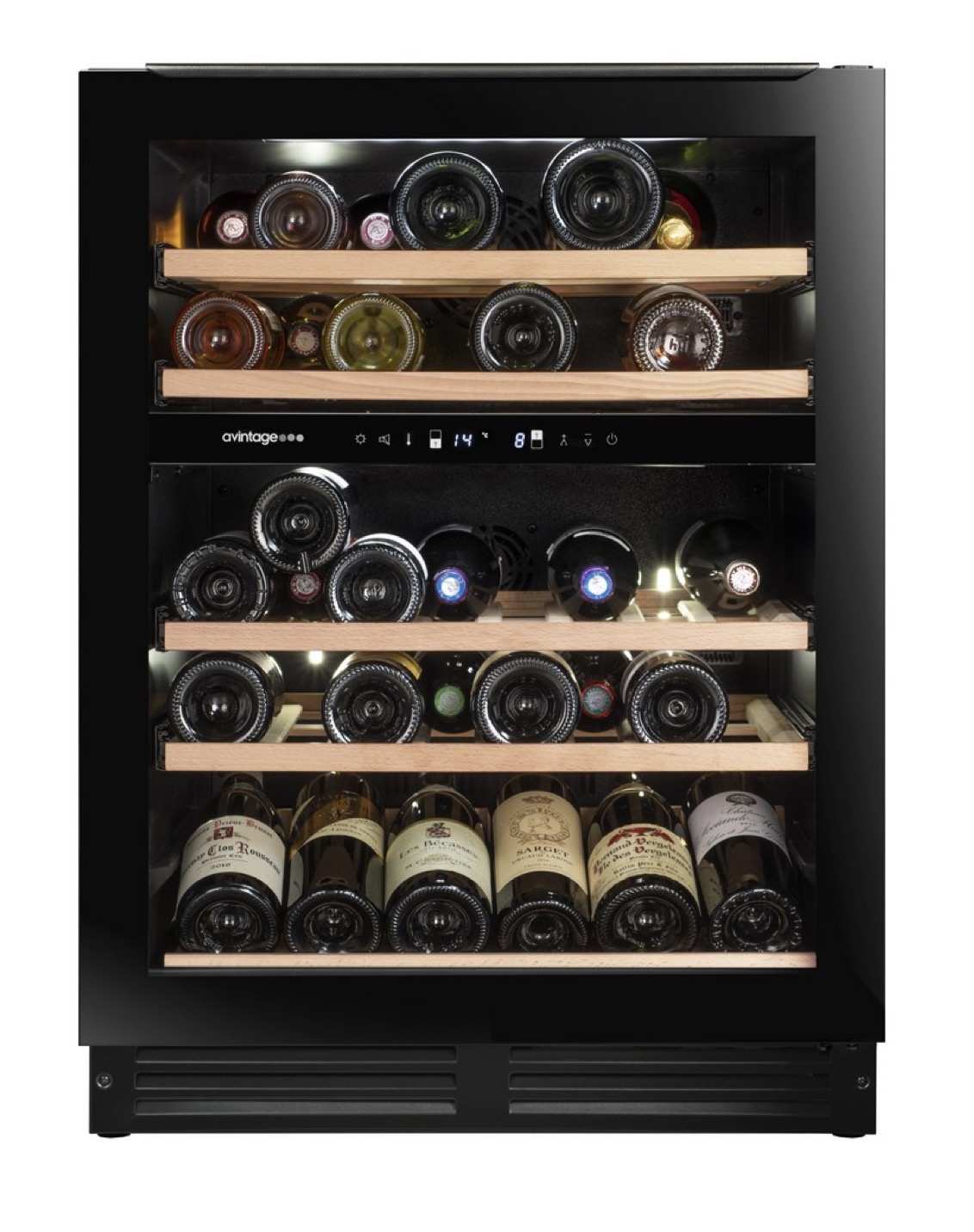 AVINTAGE Zwei-Zonen-Weinkühlschrank 44 Flaschen AVU51D82