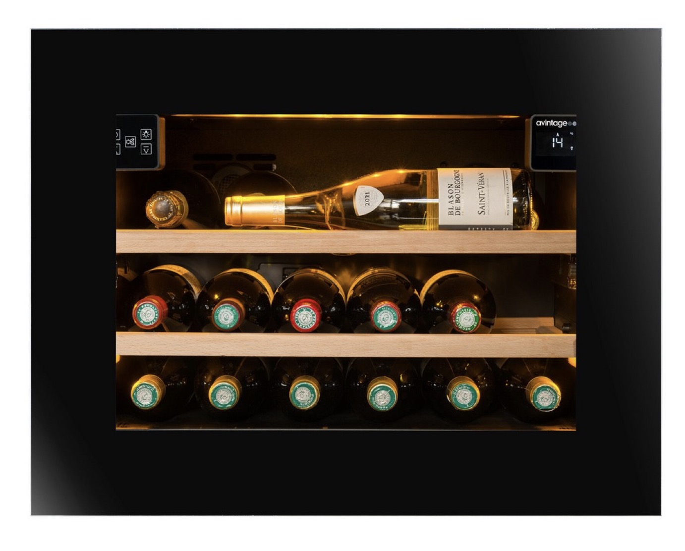 AVINTAGE Ein-Zonen-Weinkühlschrank 21 Flaschen AVI45PLATINUM