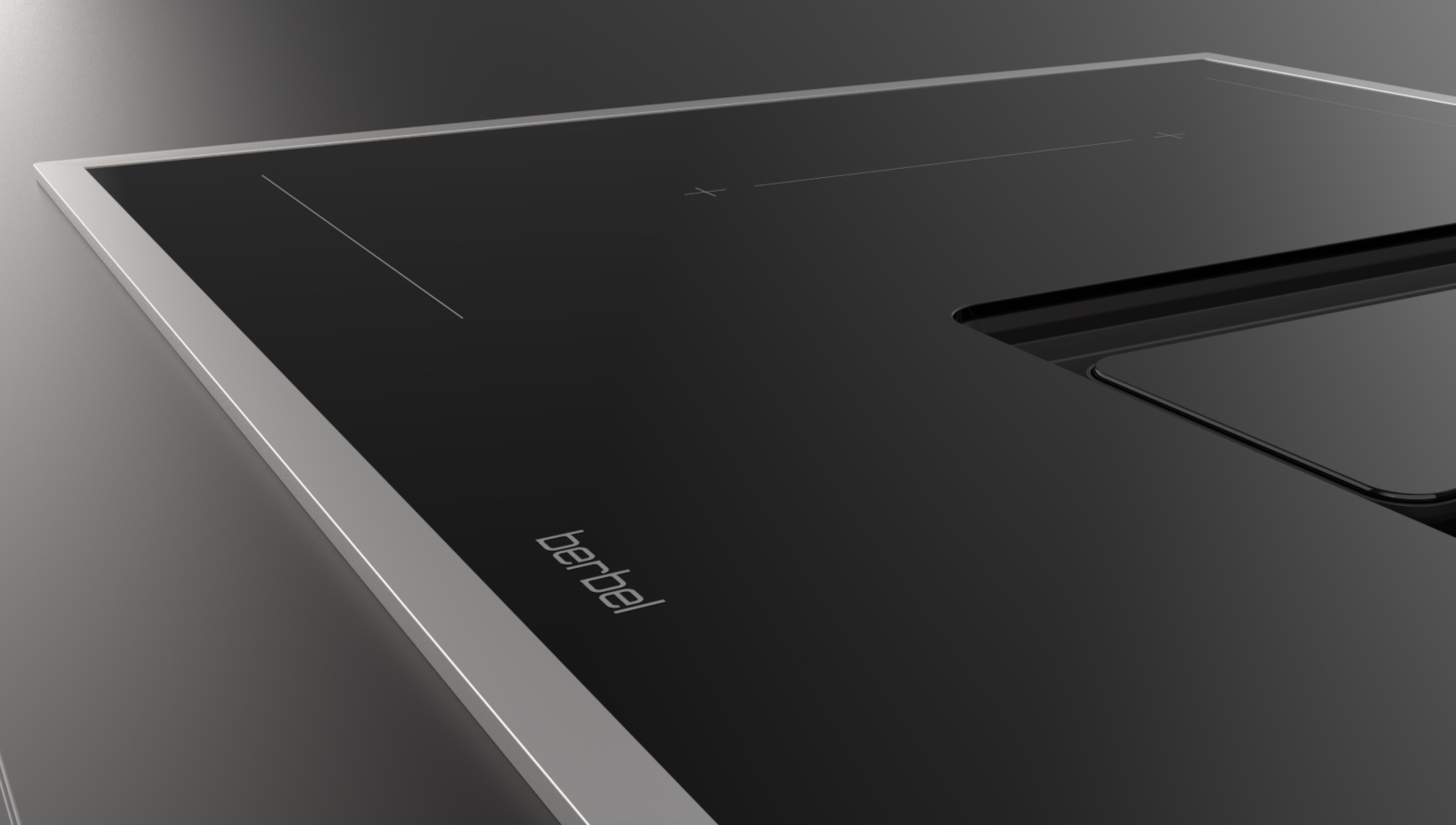 Berbel Kochfeldrahmen BKA 90 DL Edelstahloptik 1100042