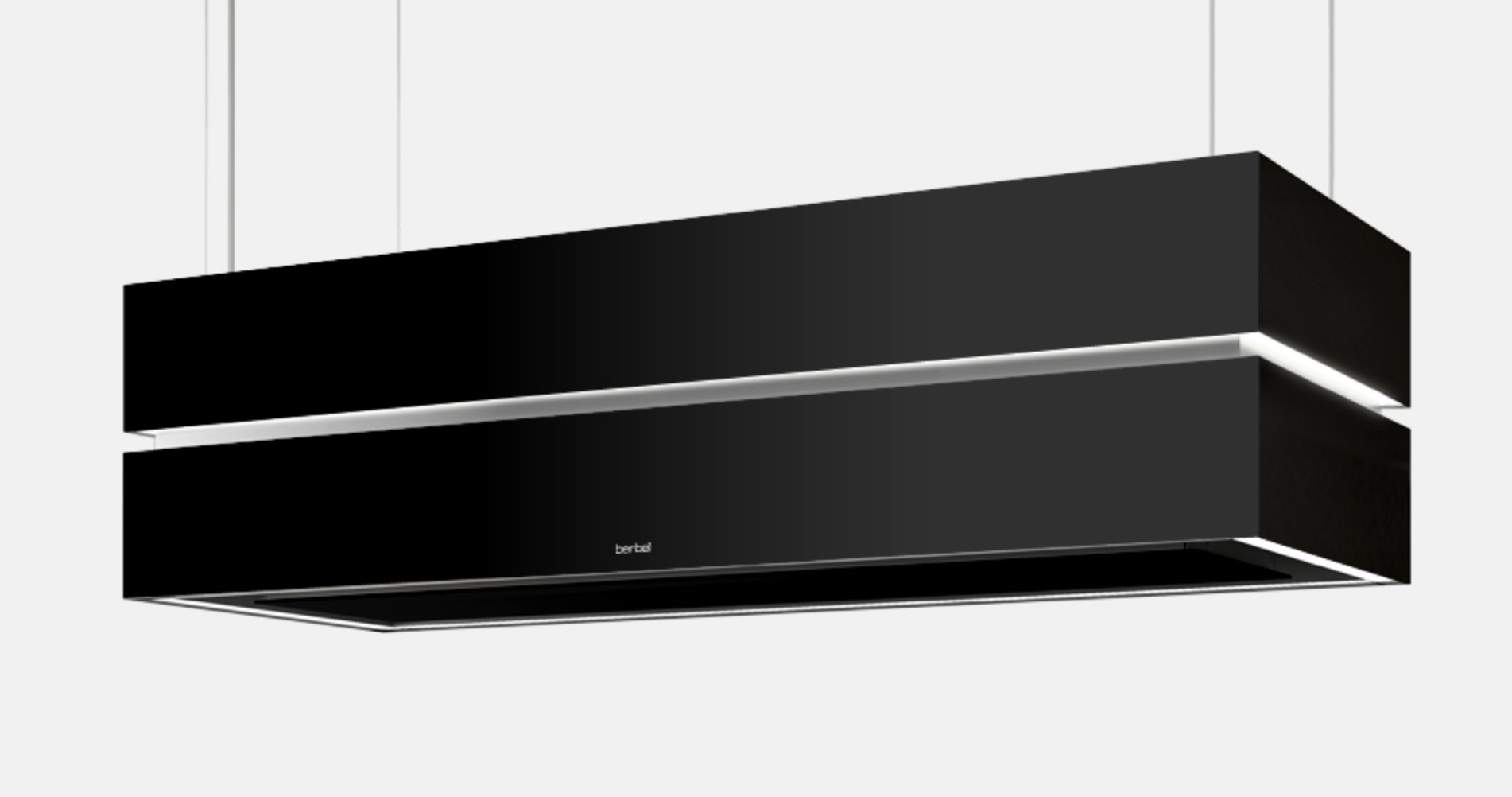 Berbel Inselhaube BIH 120 SKE-B Skyline Base permalyt® Mattschwarz 1050551