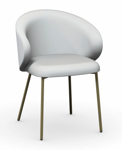 Connubia Calligaris Stuhl TUKA CB1999 Gestell Messing lackiert