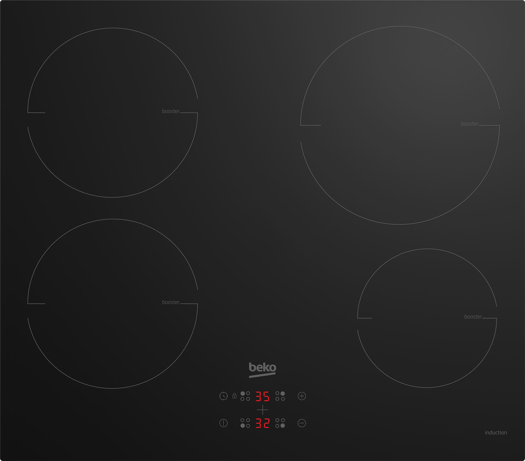 Beko Glaskeramik-Kochfeld HII64400MT 