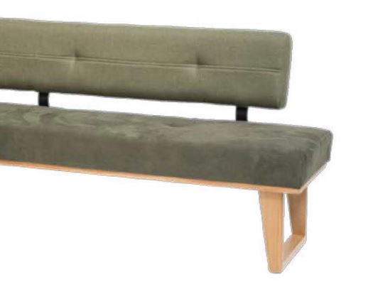 Standard Colmar Sitzbank mit Rücken