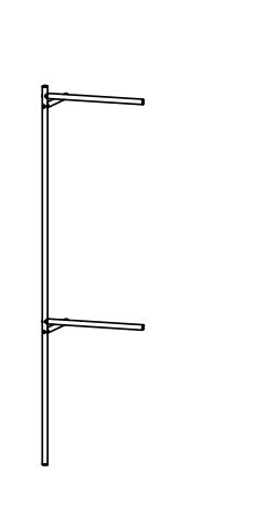 Rauch BLUE Garderobenstange lang Alvara 9963