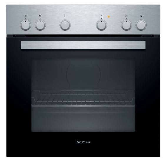 Constructa Einbau-Herd 60 x 60 cm Edelstahl CH1K00050