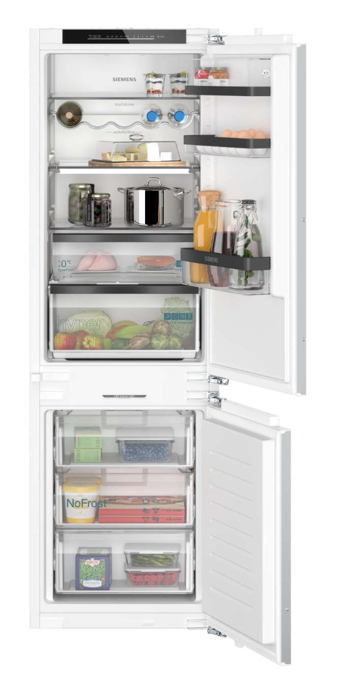 Siemens studioLine iQ500 Einbau-Kühl-Gefrier-Kombination mit Gefrierbereich unten 177.2 x 55.8 cm KI86NSDC0