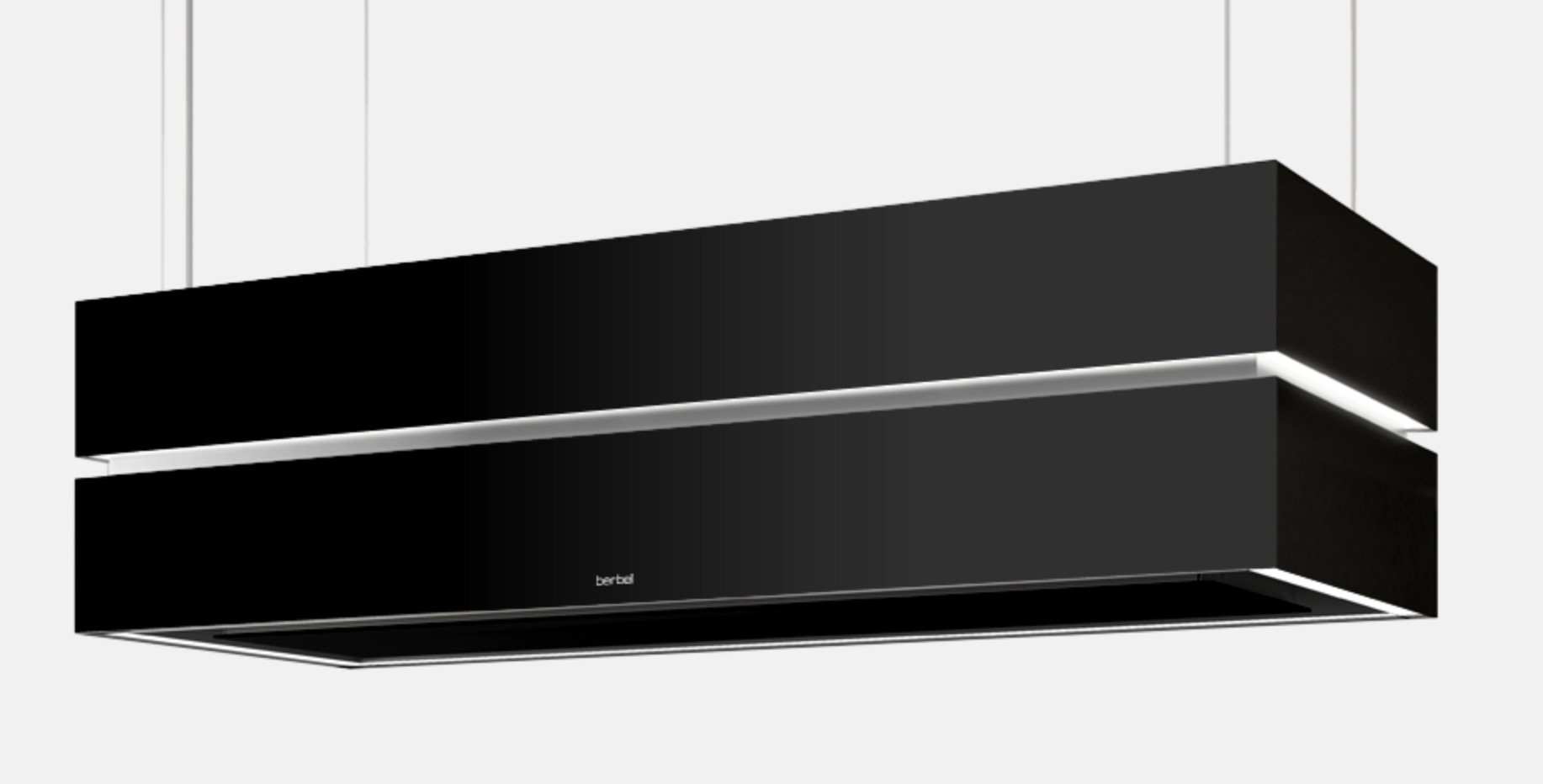 Berbel Inselhaube BIH 100 SKE-B Skyline Base Umluft Schwarz 1050530
