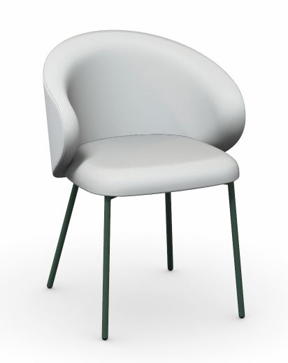 Connubia Calligaris Stuhl TUKA CB1999 Gestell Waldgrün