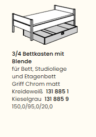 Paidi 3/4 Bettkasten 1318859 Tiago 