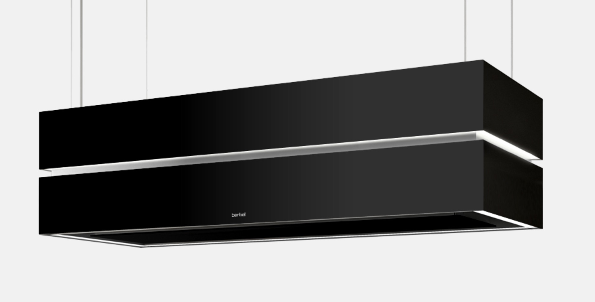 Berbel Inselhaube BIH 100 SKE-P Skyline Play Umluft Mattschwarz 1050538