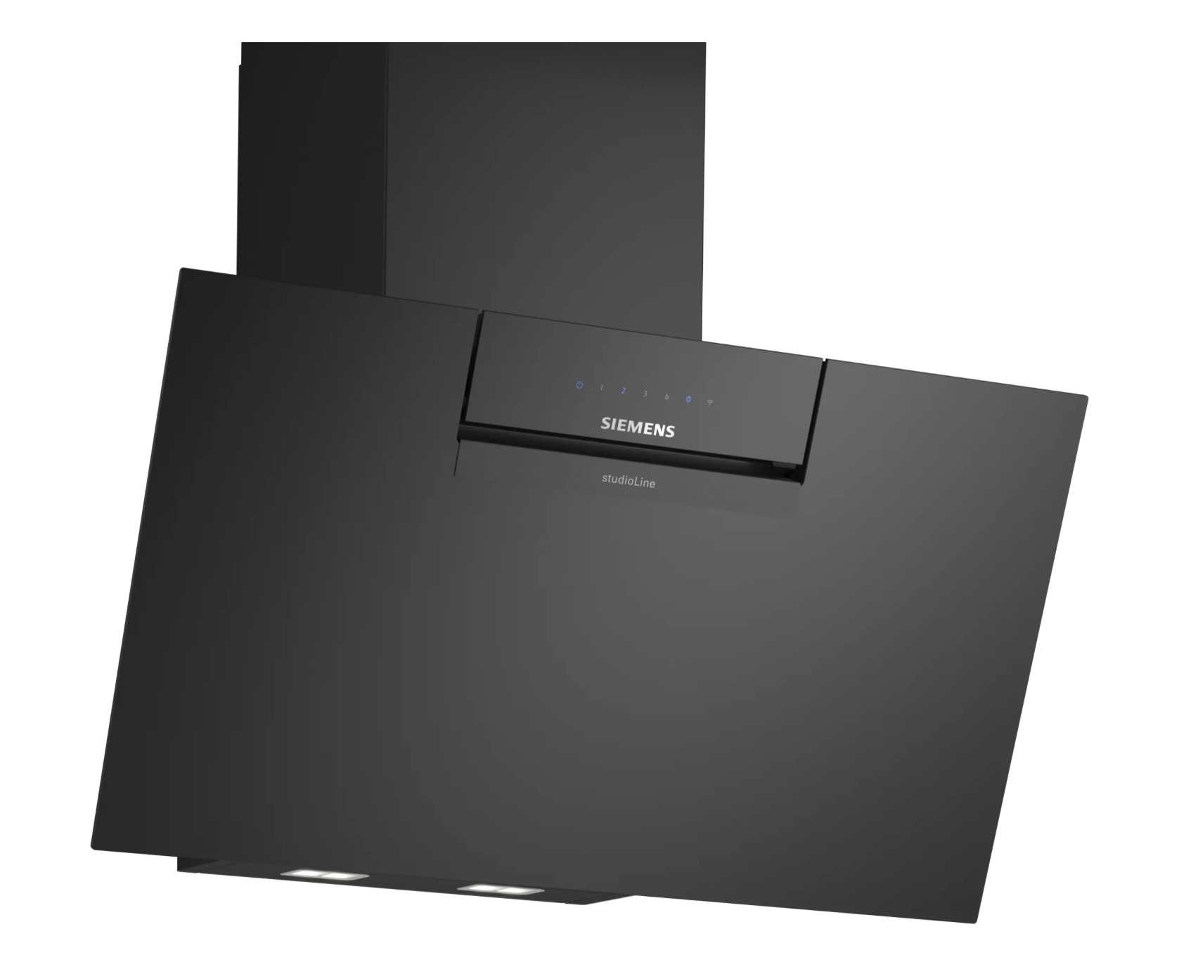 Siemens studioLine iQ300 Wandesse 80 cm Klarglas schwarz bedruckt LC87KFN65