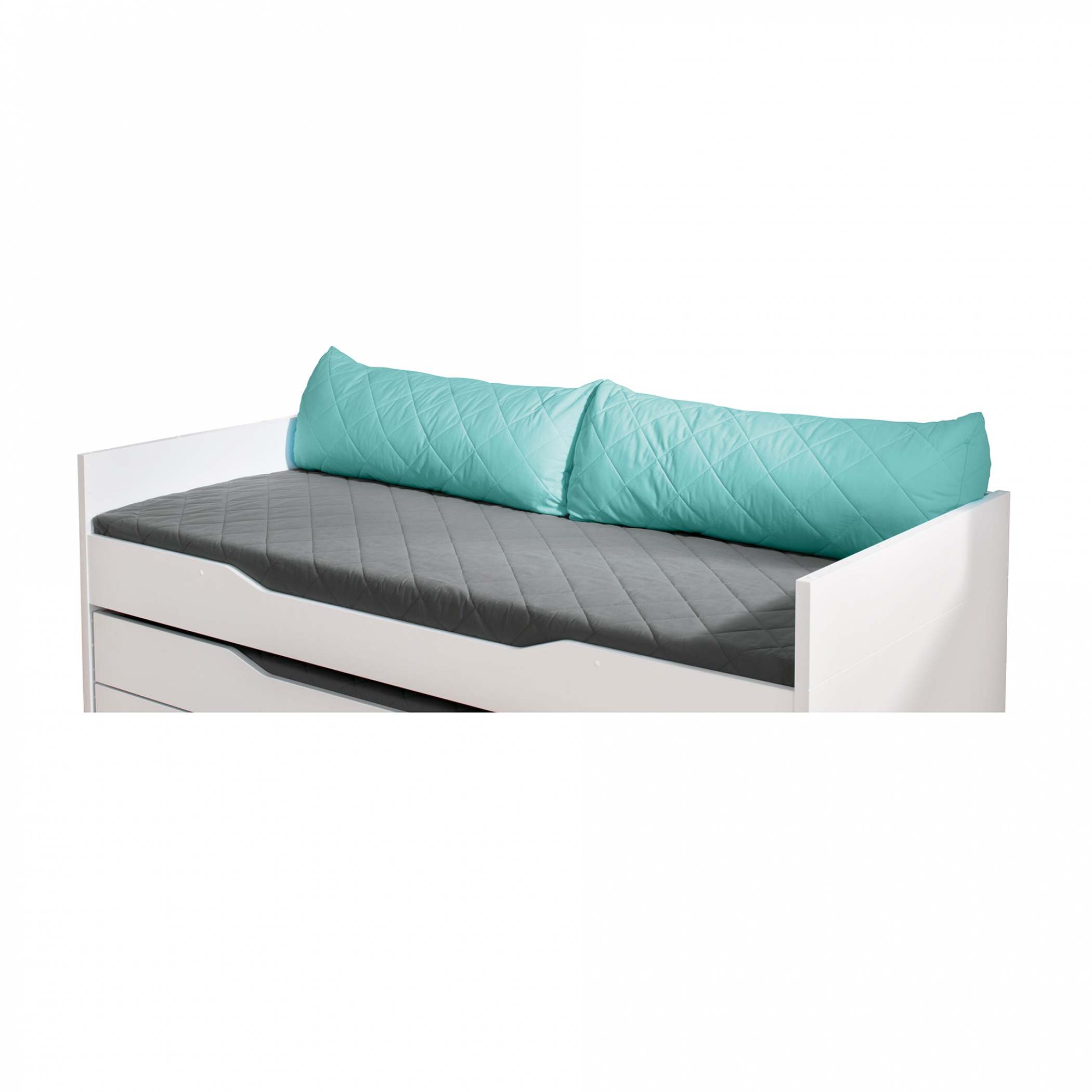 Paidi Rückenkissen 100x40 cm, Uni Baumwollstoff 