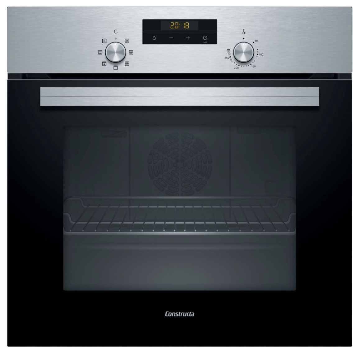 Constructa Einbau-Backofen 60 x 60 cm Edelstahl CF2M60050