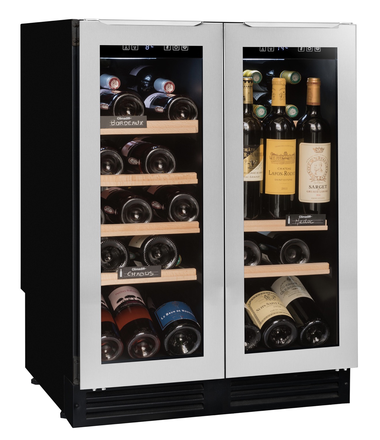 AVINTAGE Zwei-Zonen-Weinkühlschrank 47 Flaschen AVU48DPX1